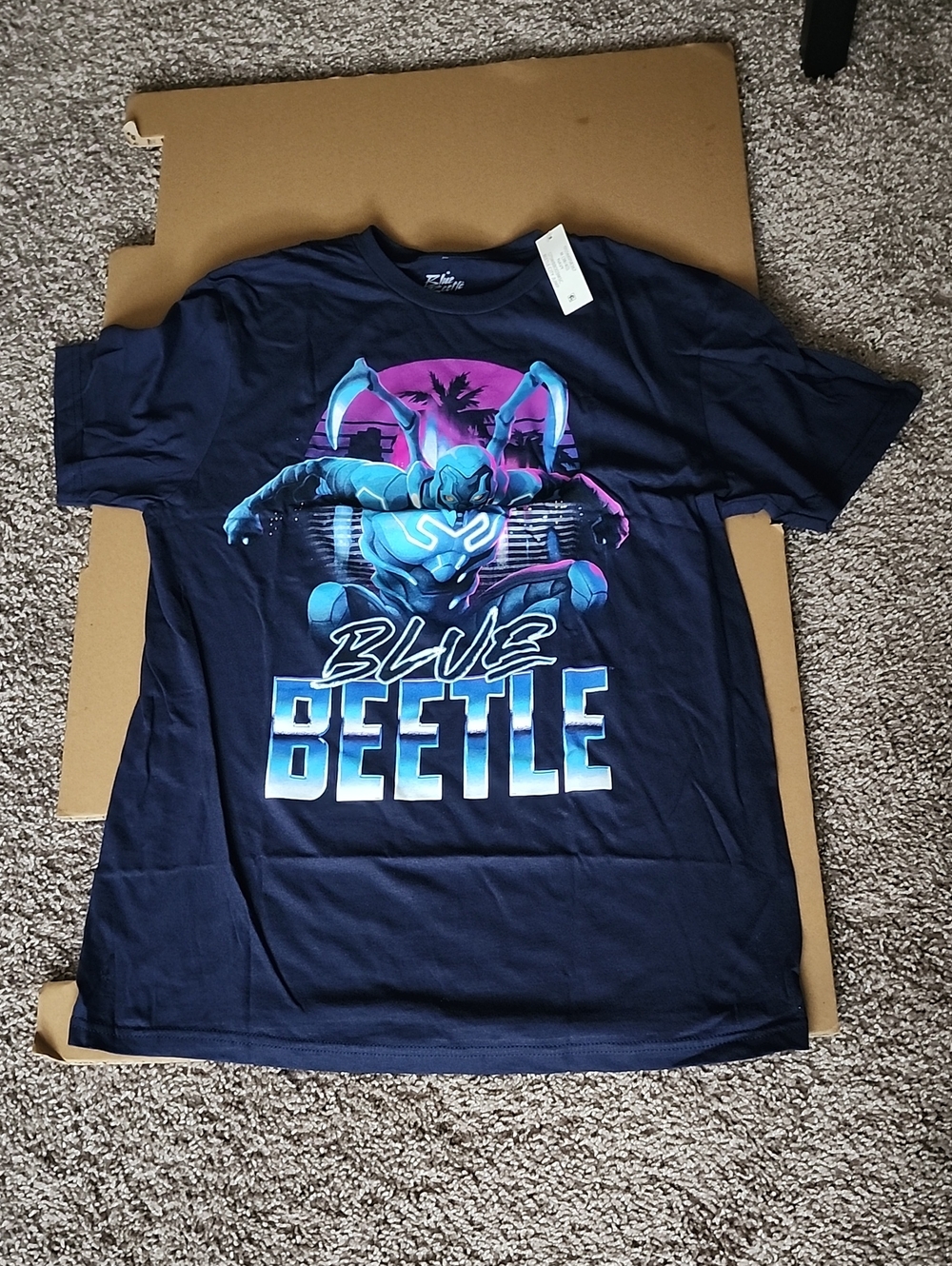 Blue Beetle Boys' Graphic Tee - Navy Blue
